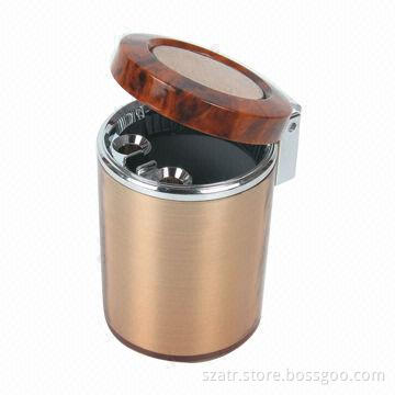 Car Ash Tray, with or without LED Light is Available, Customized Logos are Welcome